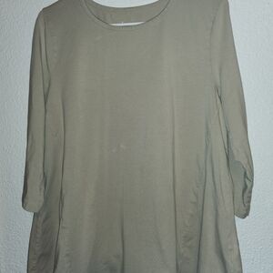 Elegant Khaki Women's Tunic